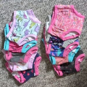 8 Pairs 12-24 Month Girls Padded Training Panties